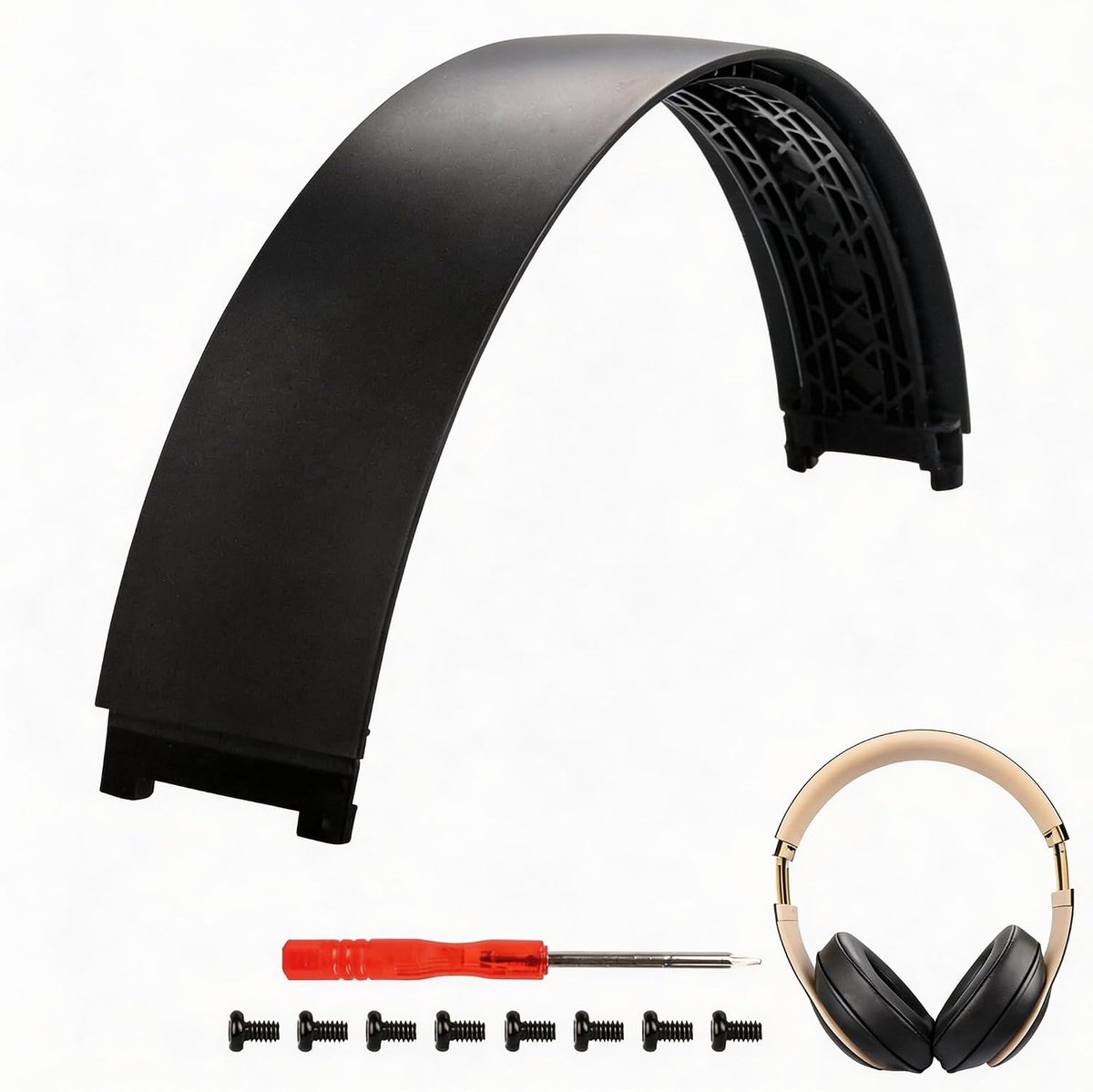 Hoofdtelefoon hoofdsteun vervangingsonderdelen - geschikt voor Studio 2/3 - duurzaam materiaal - herstel je headset - ShopVlot
