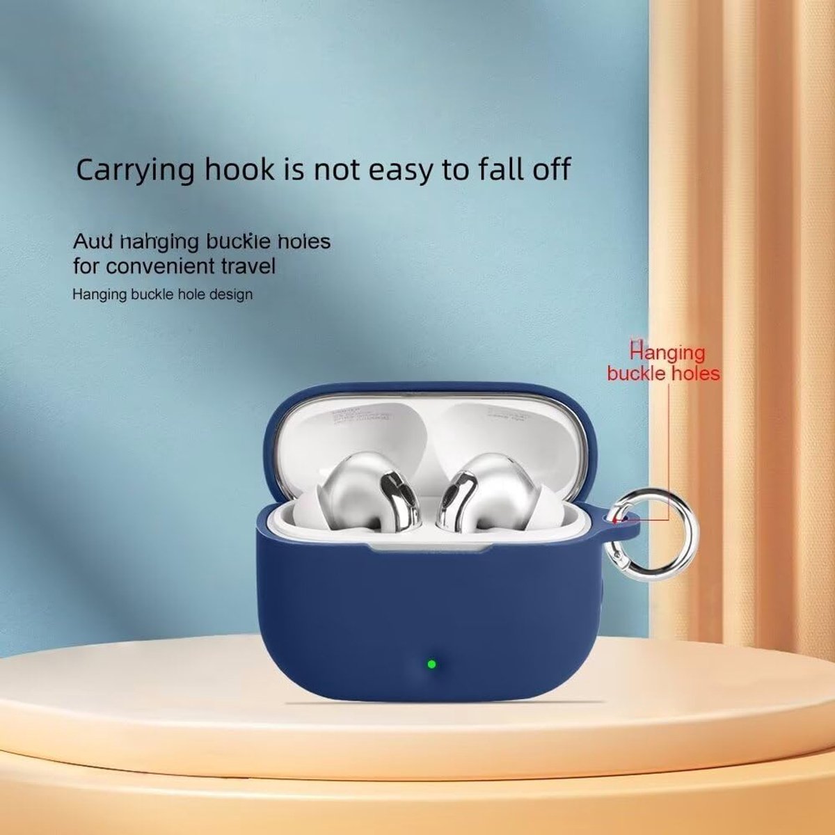 Case voor EDIFIER Lolli Pro 5 - Silicone schokbestendig - Front LED zichtbaar - Perfecte pasvorm - ShopVlot