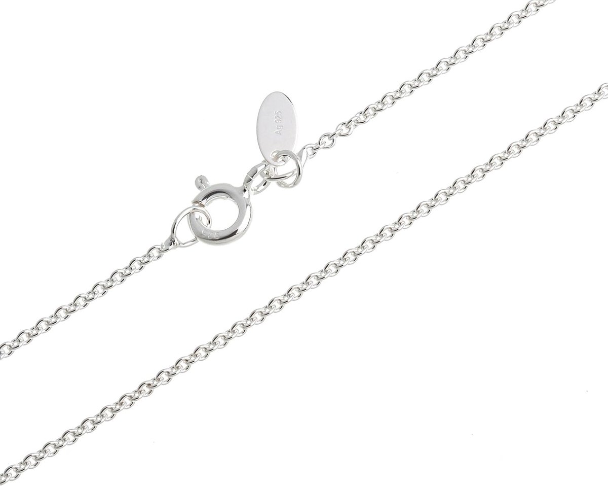 Pea ketting voor kinderen 1.3 mm - 925 zilver - keuze uit lengte 32-37 cm - elegant en duurzaam - ShopVlot