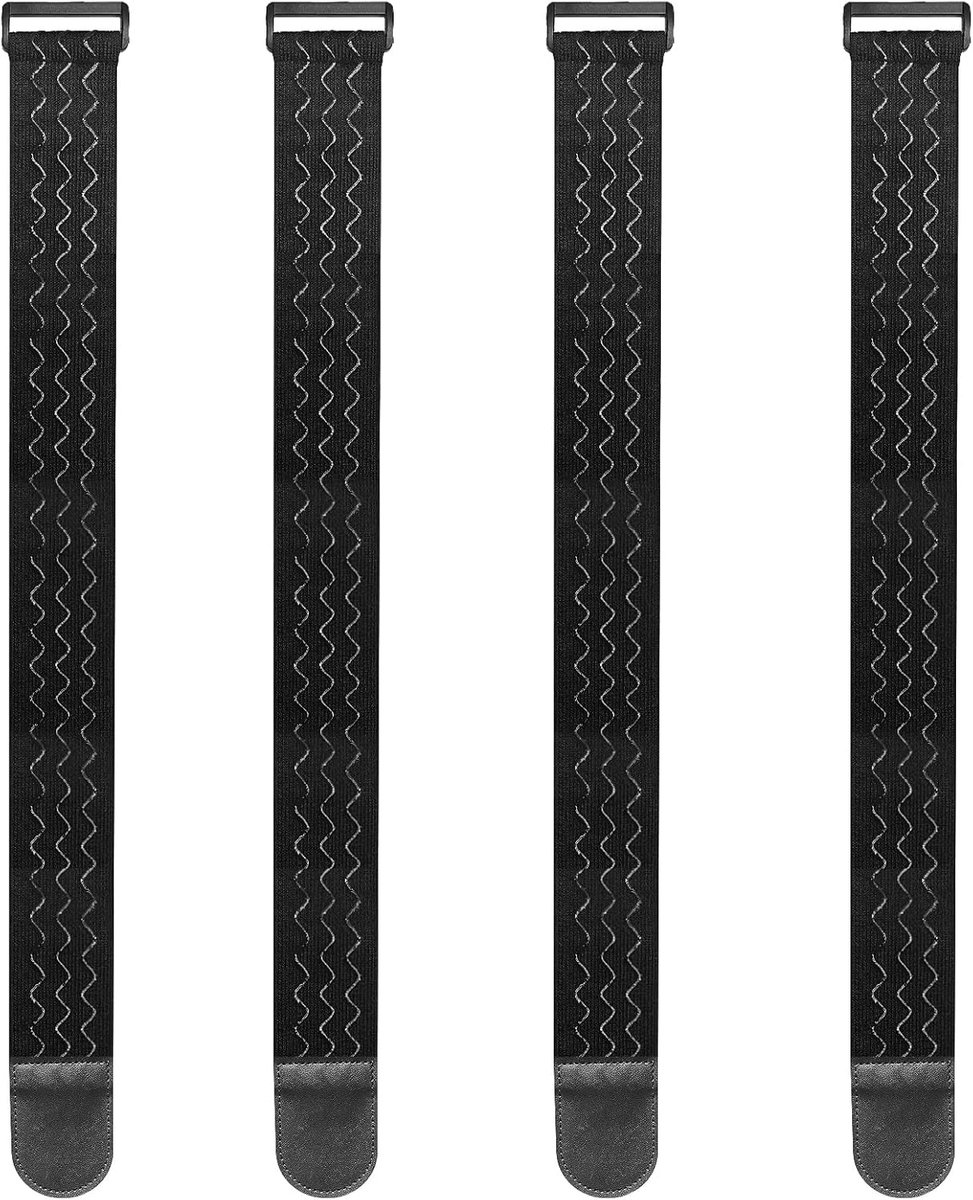 Elastische Straps 24 x 2 cm - Hoogwaardige nylon - Verstelbaar - Perfect voor fietsen en camping - ShopVlot