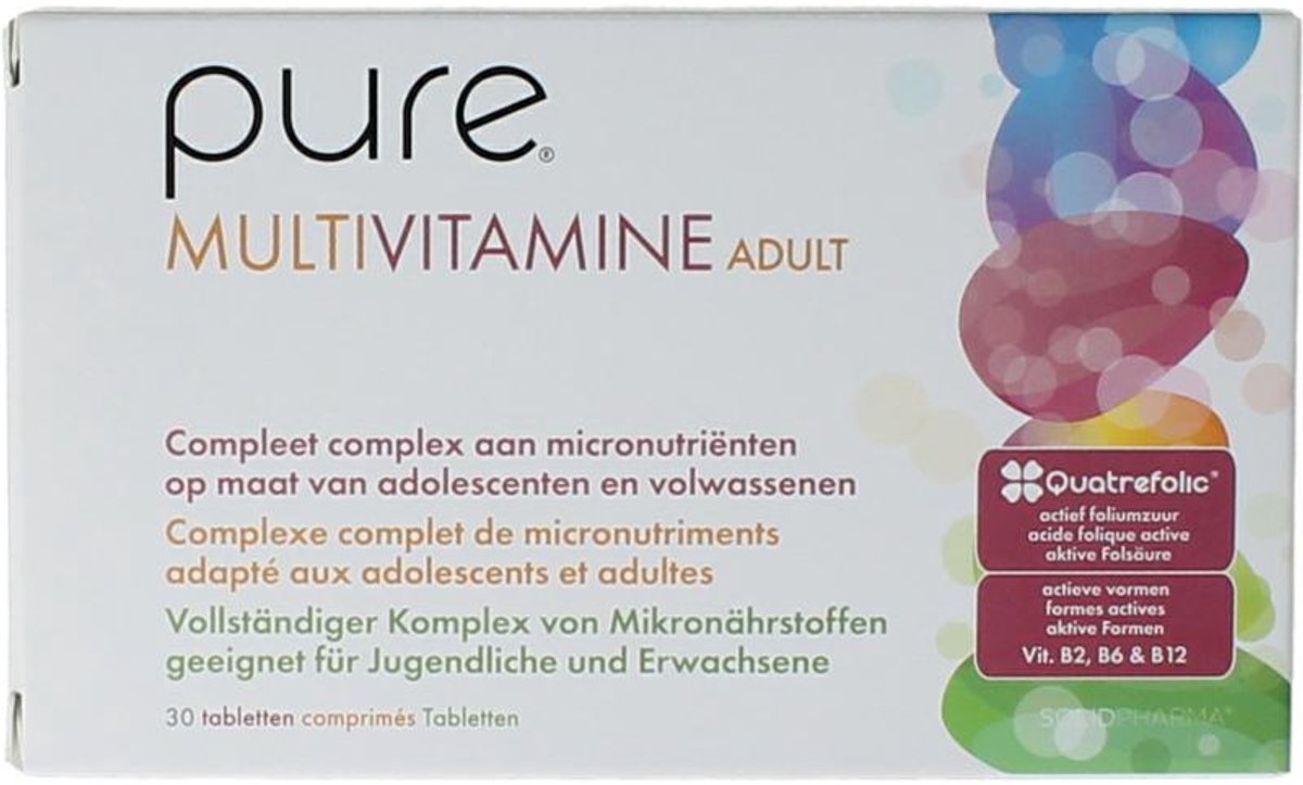 Pure Multivitamine Adult (30 tabletten)