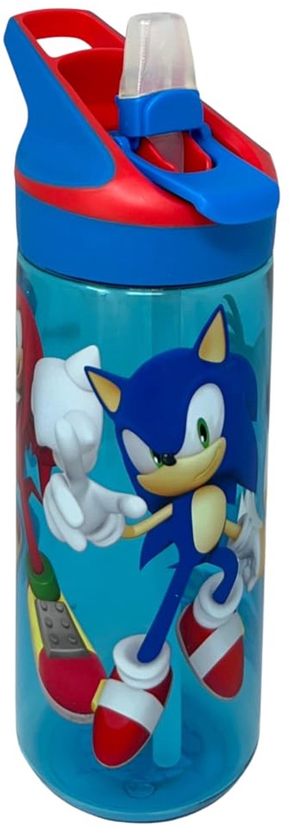 Drinkfles 620 ml - Tritan - pop-up met rietje - ideaal voor kinderen - ShopVlot