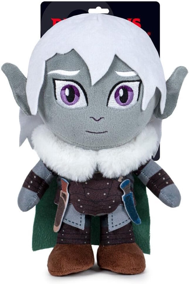 Peluche Drizzt 26cm - Dungeons & Dragons - Zacht materiaal - Perfect voor fans - ShopVlot