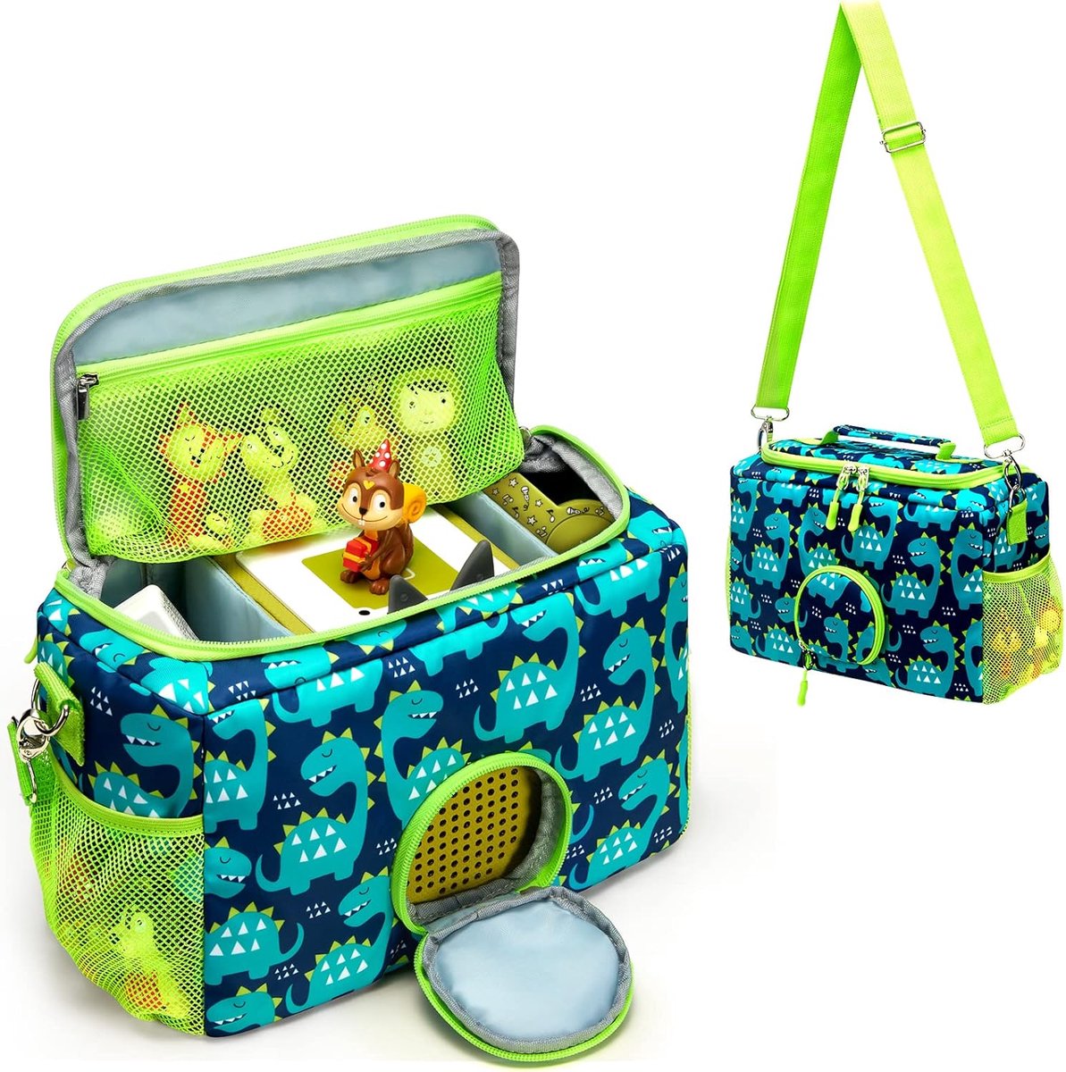 Toniebox tas met rits - grote capaciteit - verstelbare schouderband - voor Toniebox en accessoires - ShopVlot