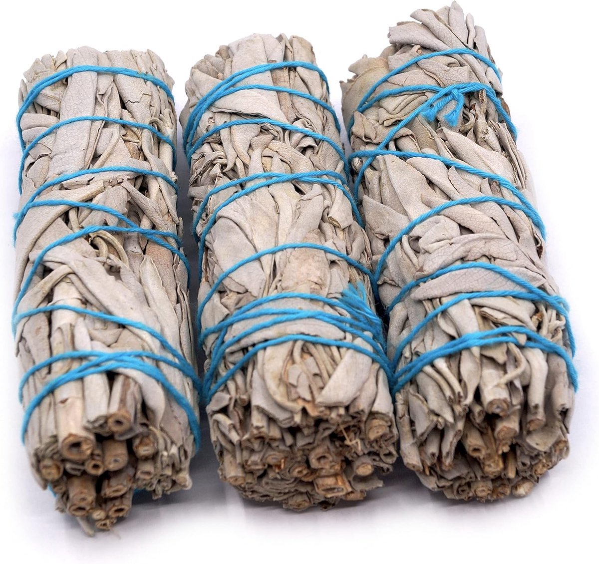 Witte salie bundle 3 stuks - ca. 11 cm lang - California smudge sticks - krachtige zuivering - ShopVlot