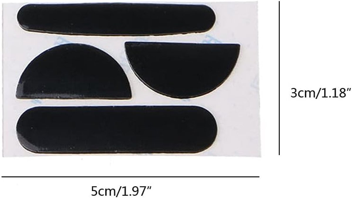 Schaats voeten set - 2 packs voor Master3S Black Glides - Vermindert wrijving - Voor betere controle - ShopVlot