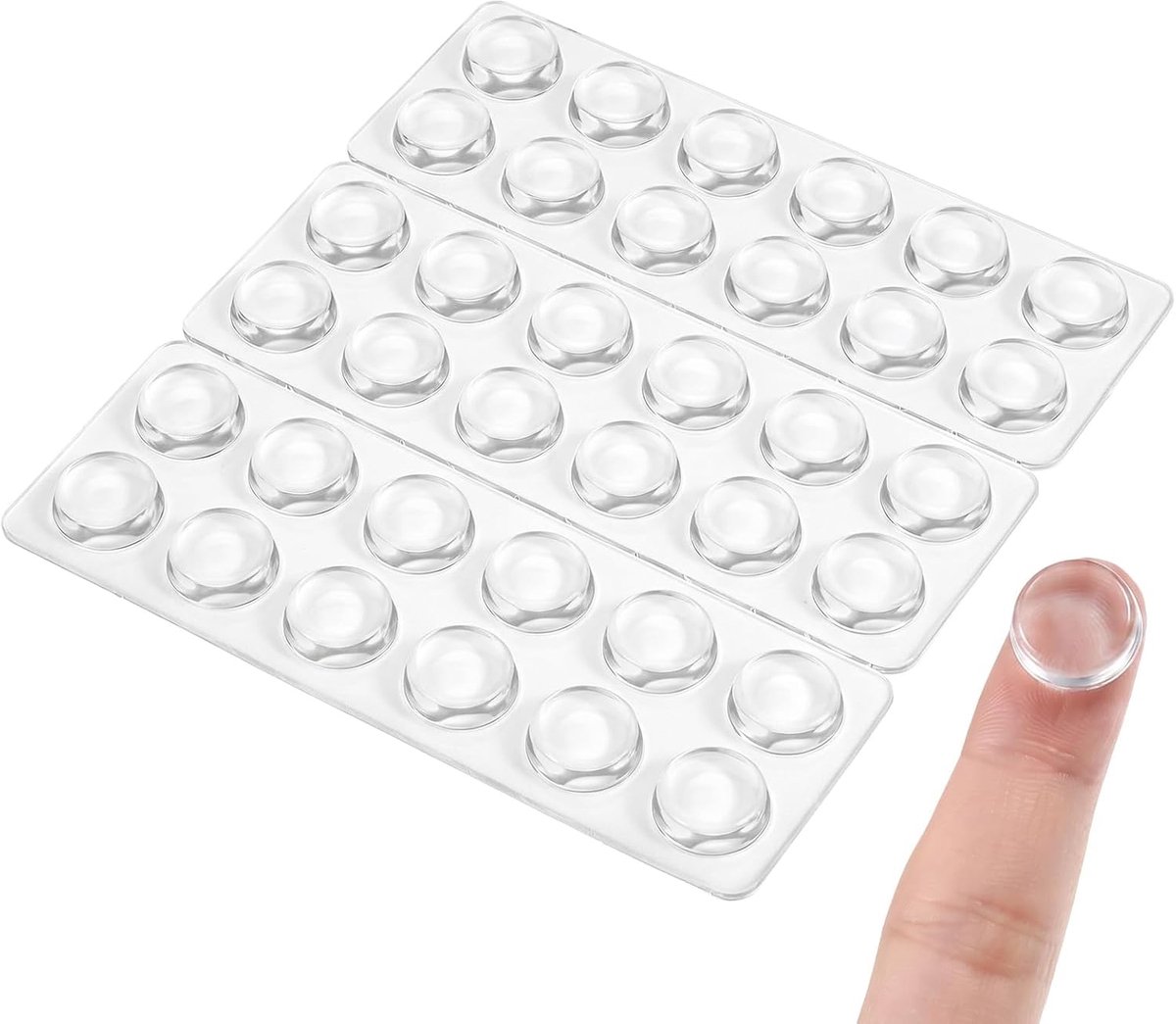 Rubber Noppen 36 Stuks - Transparant Zelfklevend - Antislip Pads - Bescherming voor Meubels - ShopVlot