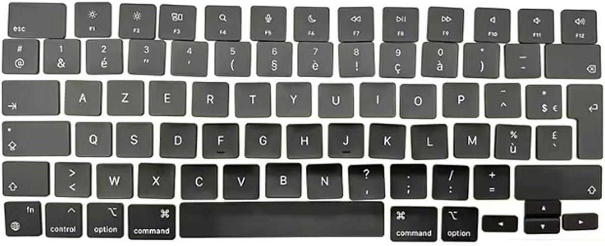 Toetsen keycaps FR Frankrijk - Compatibel met MacBook Pro M1 M2 M3 M4 - Verbeter je typervaring - ShopVlot