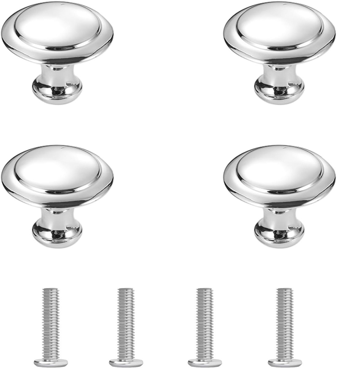 Potdekselknop 30 x 25 mm - RVS dekselhandvat - Comfortabele grip - Geschikt voor glazen deksels - ShopVlot