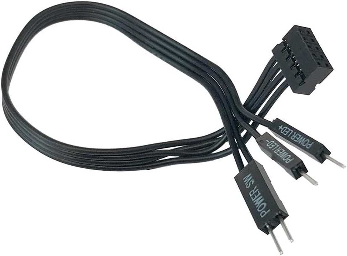 Adapterkabel voor aan/uit-schakelaar - 9-polig mini naar standaard - 19 cm lengte - ShopVlot
