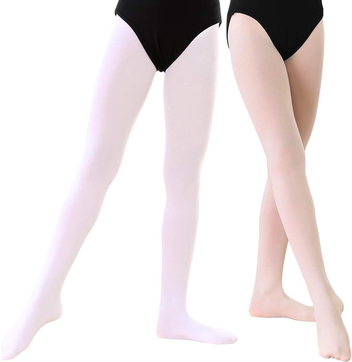 Balletmaillot voor kinderen - ultra stretch 90D - met voet - perfect voor dans - ShopVlot