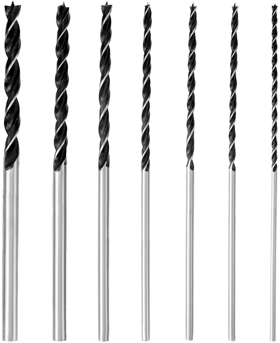 Houtboor set 4-12 mm - Professionele lange boren - Carbon staal - Ideaal voor hard- en zacht hout - ShopVlot