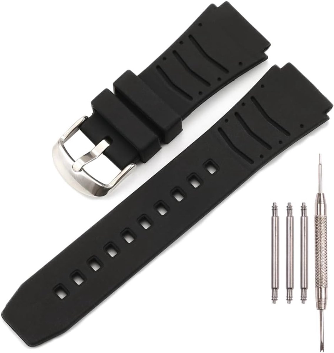 Siliconen band geschikt voor Casio PRG-80 PAG-80 PRW-1000 - vervangband - comfortabel en duurzaam - ShopVlot