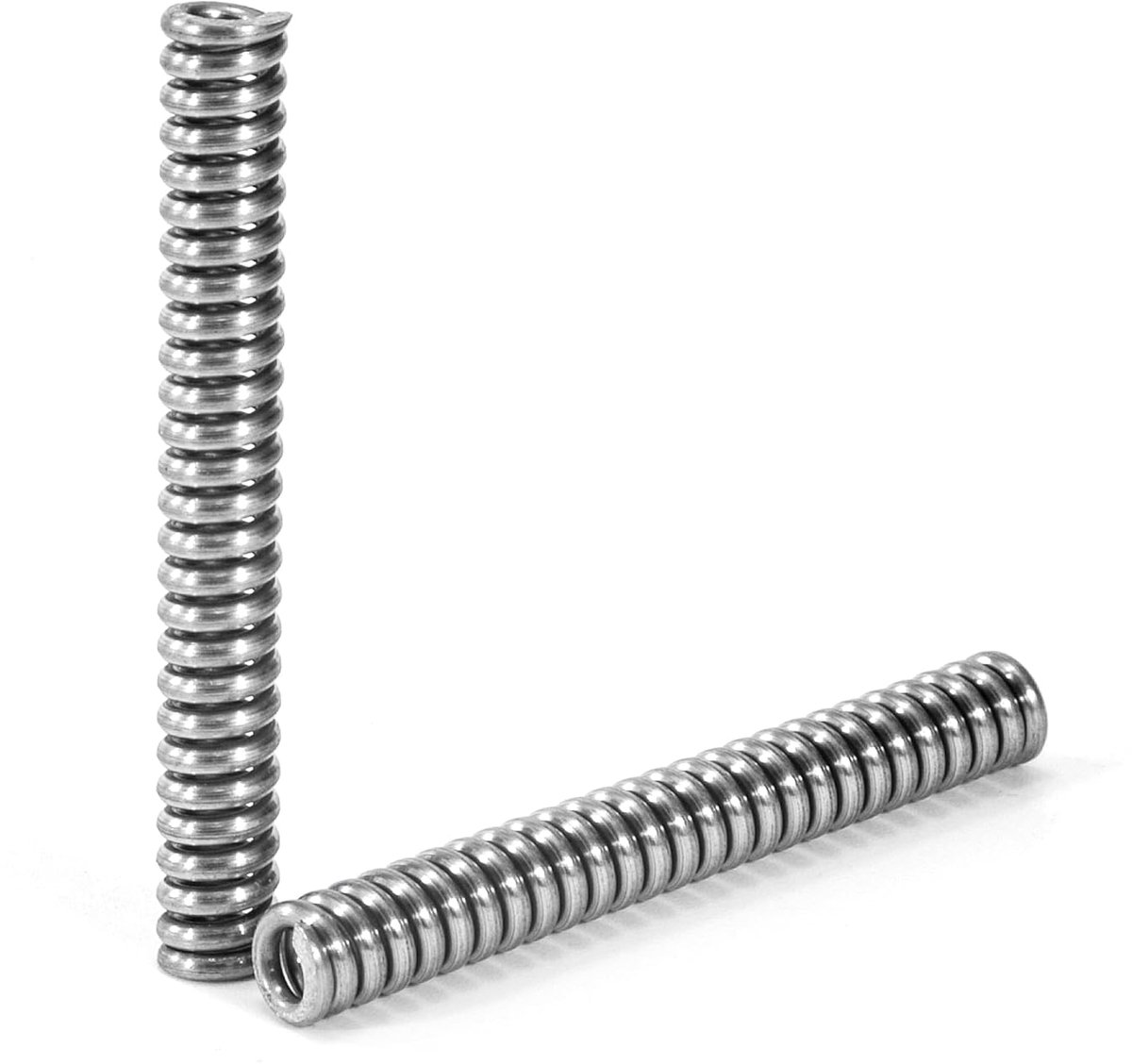 Compressie veren 45 mm - RVS 304 - 20 stuks - Sterke veer met lange levensduur - ShopVlot