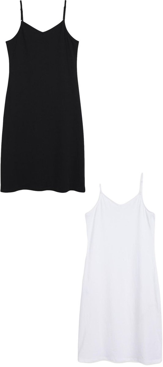 Next - Dames - Set van 2 katoenen natuurlijk koelende slips - Zwart
