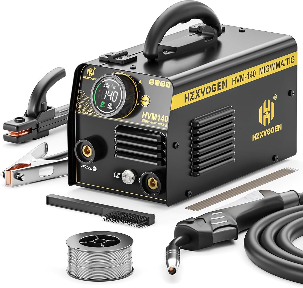 Lasmachine 140A - 3-in-1 Gasloos MIG, MMA & Lift TIG - Ideaal voor beginners - ShopVlot