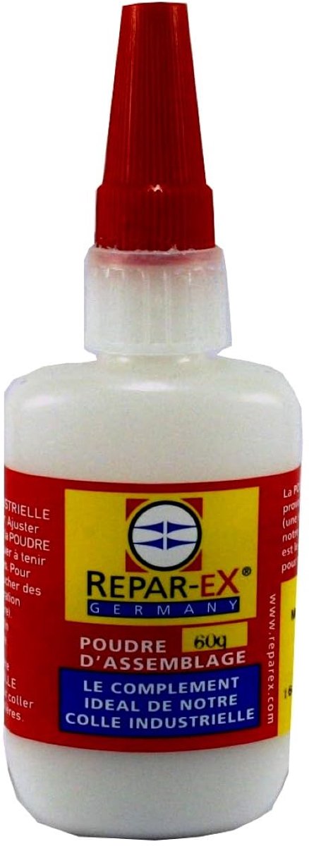Montagepoeder 60 g - Verstevigt lijmverbindingen - Ideaal voor reparaties - Voor het vullen van scheuren - ShopVlot