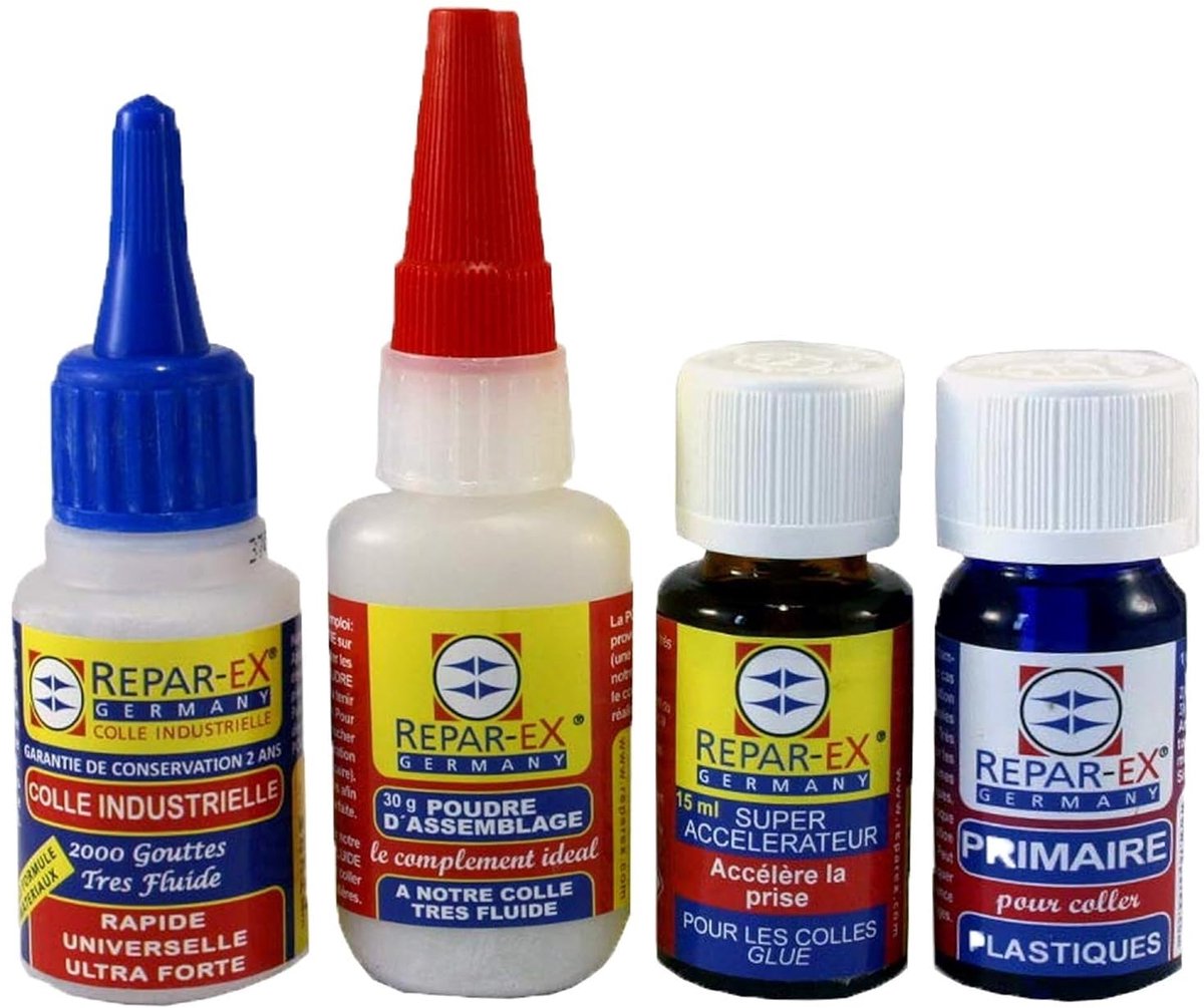 Reparatielijm groot formaat - 4 stuks - professioneel - sterke hechting - ShopVlot