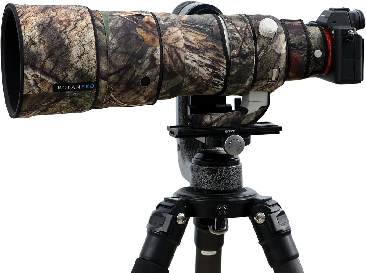 Lenshoes voor Sony FE 100-400 mm - waterdichte camouflage - bescherming voor natuur- en dierenfotografie - ShopVlot