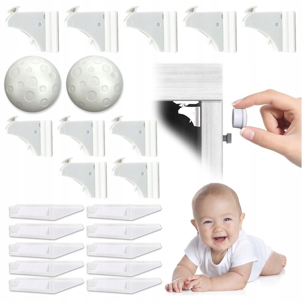10x Magnetische Kastsloten voor Kinderen - Veiligheid & Gemak
