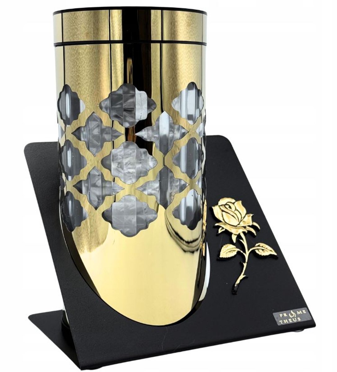 Graf Lantaarn LED energiezone - Goud - 23cm