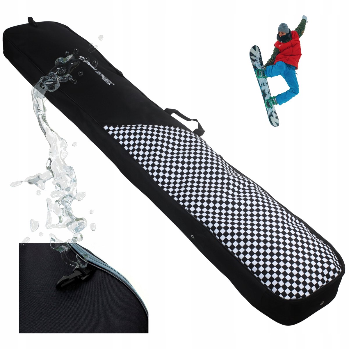 Convey Snowboardtas 170 cm - Duurzaam en Waterdicht