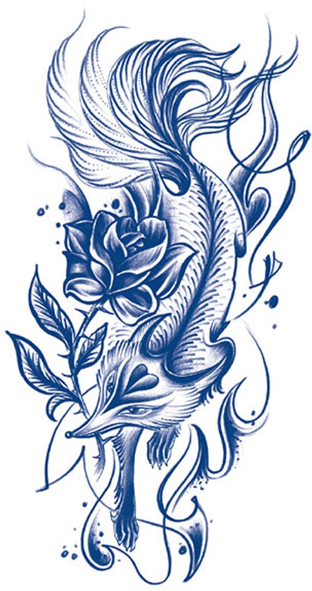 Tijdelijke tattoo Whispering Wild 2 weken