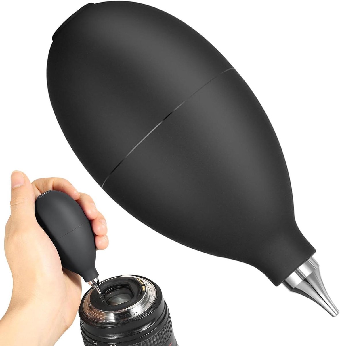 Luchtlamp Stofblazer - Pomp Bal Reinigingsgereedschap - Elektronica Reinigen - Verbeterde Luchtstroom - Compact Formaat - Zwart