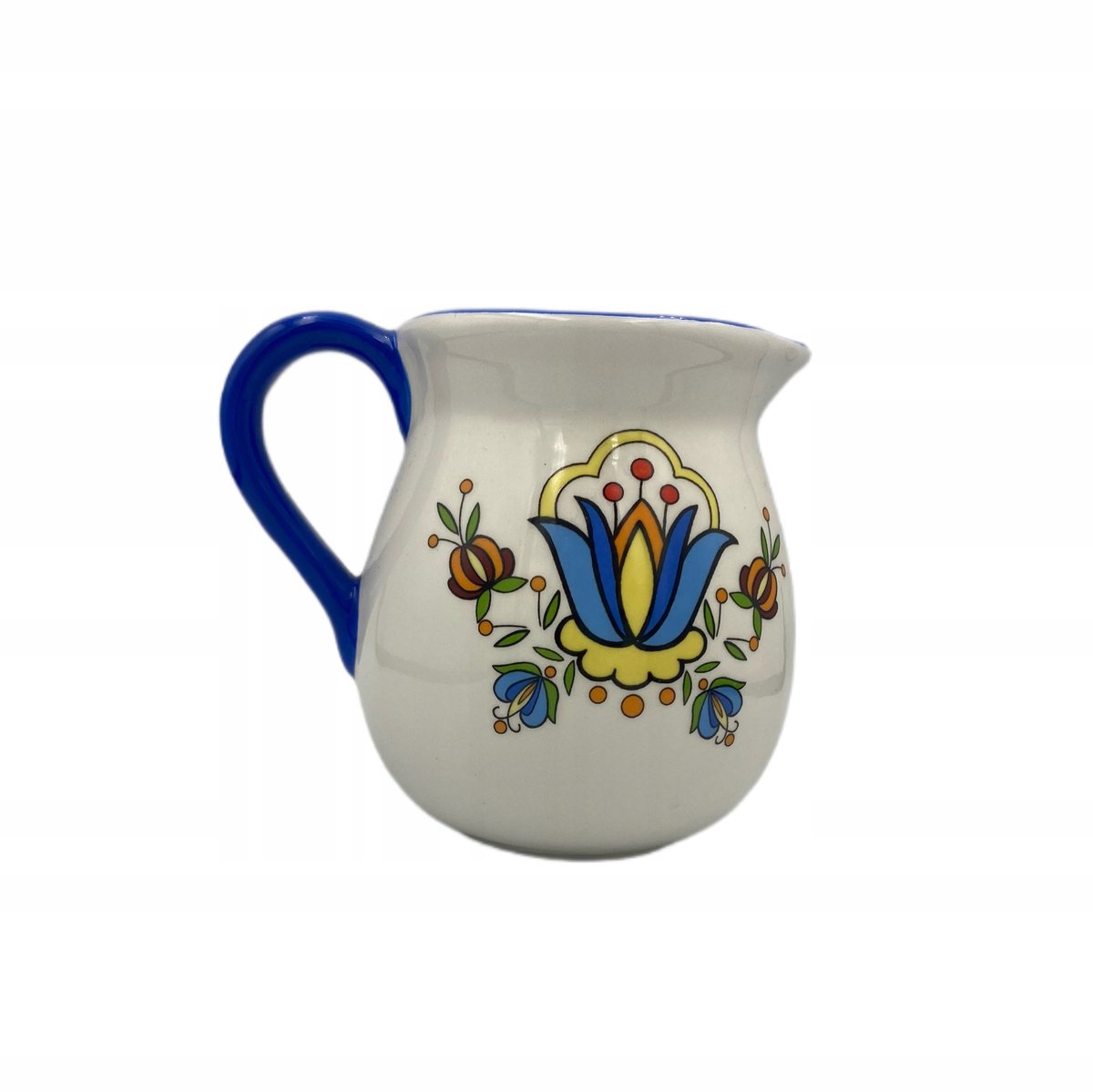 Merkloos Keramische Melkkan Kaszubisch Design 10 cm