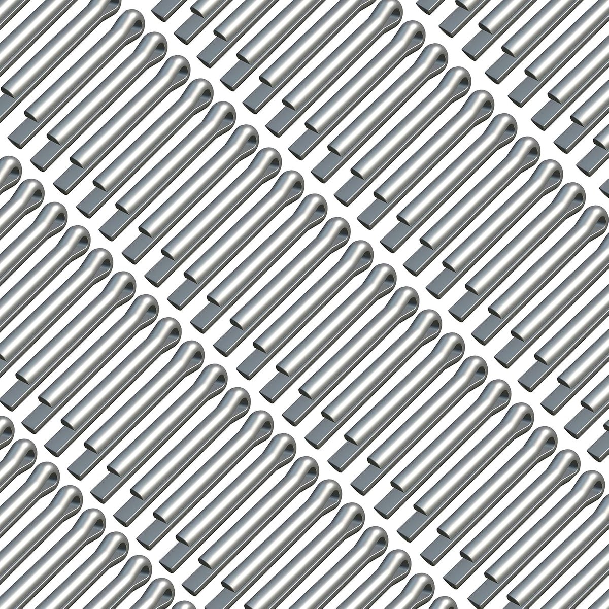 M2 Split Pins 2x20mm - verzinkt staal - roestvrij en duurzaam - snel en veilig bevestigen - ShopVlot