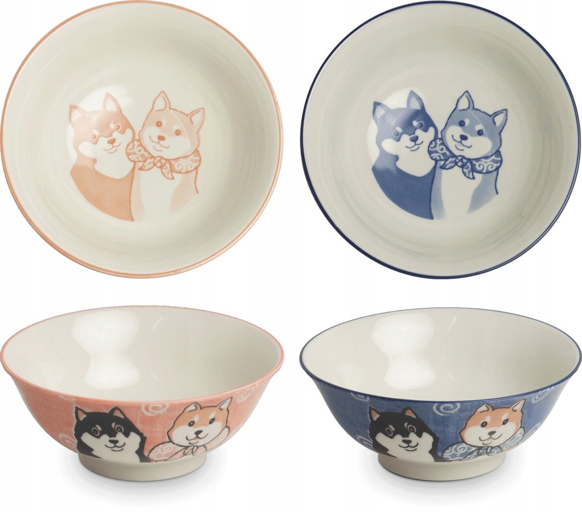 Merkloos Merkloze Keramische Kom voor Ramen & Udon - 15 cm Blauw