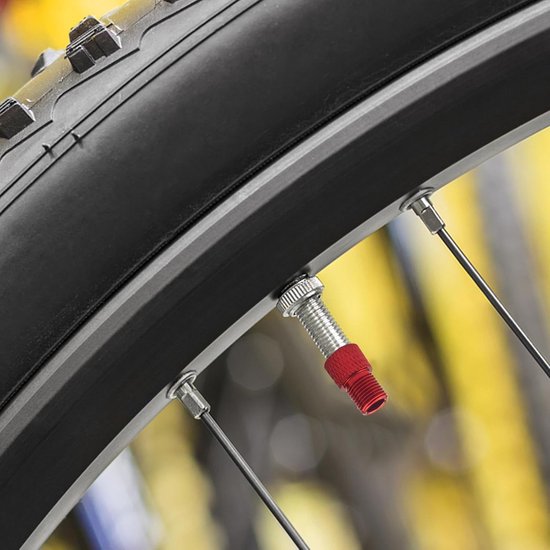 Fietsen Pomp Adapter - Ventiel Converter Dop - Banden Oppompen - Lekvrij Ontwerp - 15 stuks - Rood — afbeelding 5