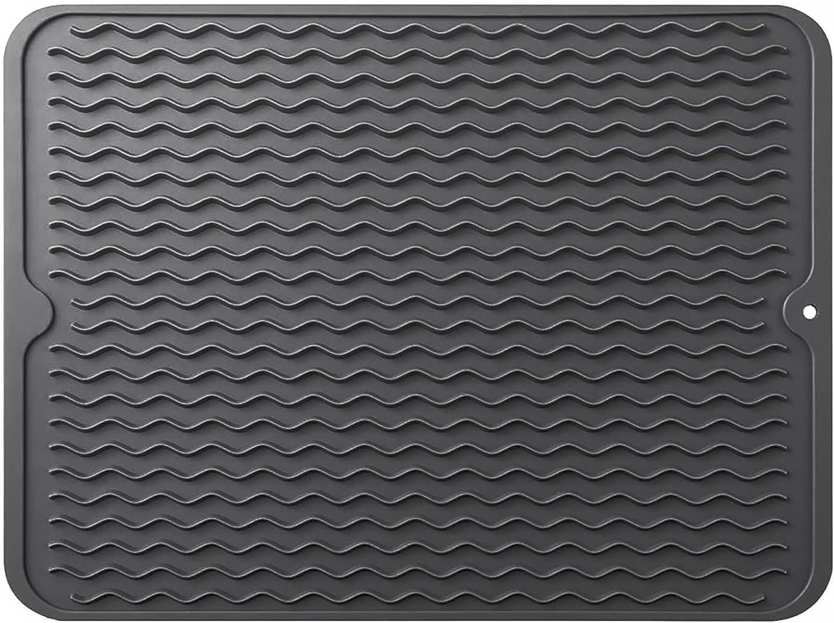 Droogmat silicone - hittebestendig en antislip - multifunctioneel - ideaal voor afdrogen - SnelShoppen