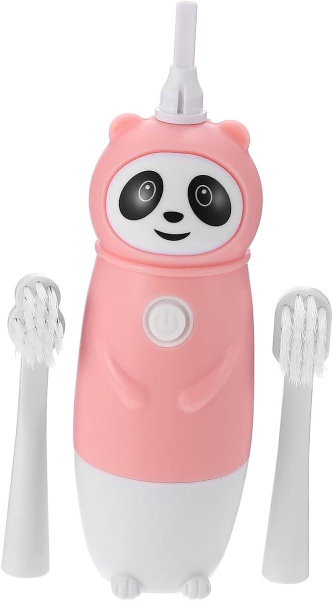 Elektrische Tandenborstel Kinderen - Kindertandenborstel Tandenpoetsen - Dagelijkse Mondhygiëne - Beschermt Tandvlees - 6.4 cm - Roze