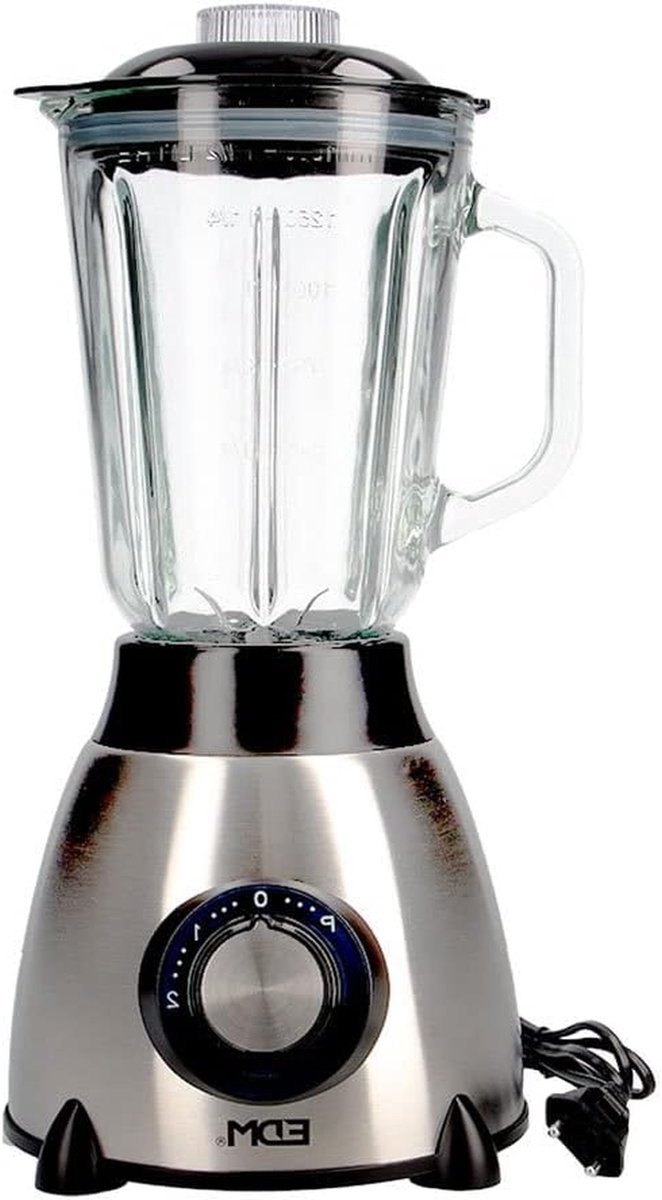 Hand Blender - Staafmixer Mixer - Smoothies Maken - Glazen Houder - 1.5 Liter - Diverse Kleuren