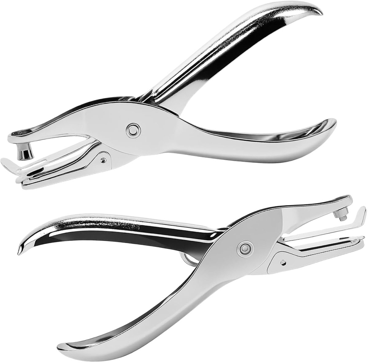 Enkelvoudige gatenperforator - robuust metaal - voor papier en knutselmaterialen - precieze gaatjes voor kaarten - SnelShoppen
