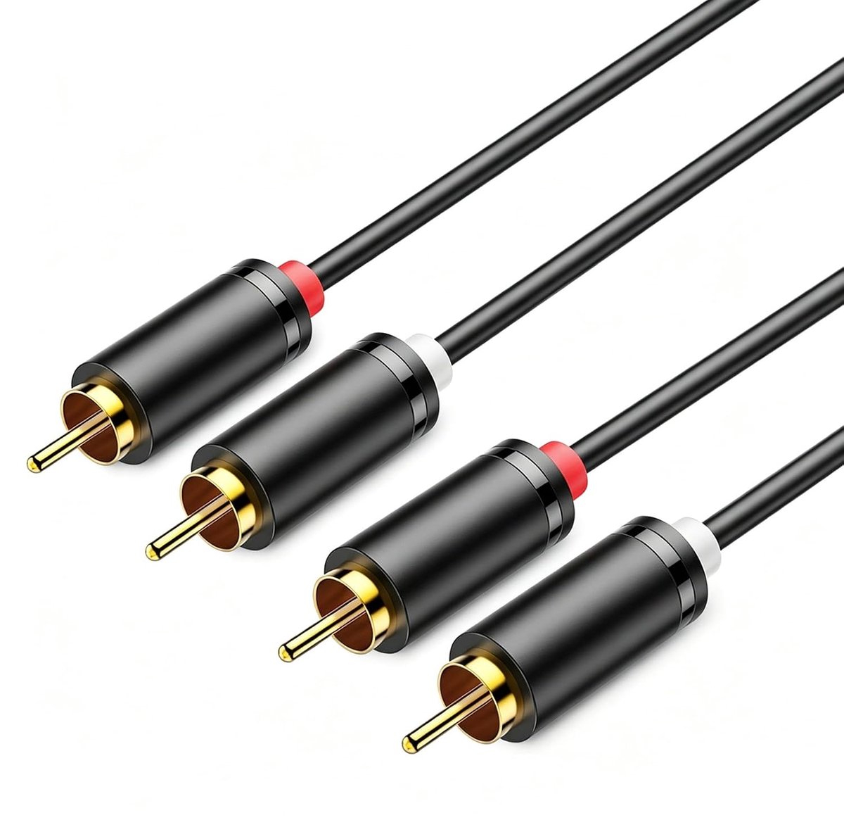 RCA stereo audio kabel 1,5 m - hoogwaardige kwaliteit - voor optimale geluidsweergave - SnelShoppen