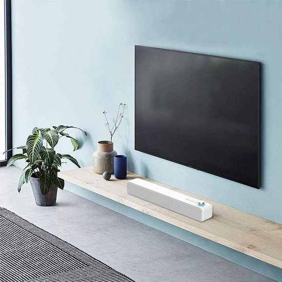 Mini Soundbar - Bluetooth Speaker - Films Muziek Games - Compact Onder Monitor - 45 cm - Zwart van MINI — afbeelding 5