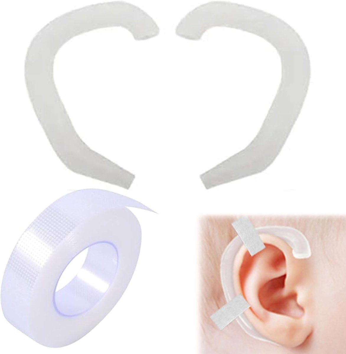 Oorcorrectoren voor baby's - zachte materialen - huidvriendelijk - effectieve oorcorrectie - SnelShoppen
