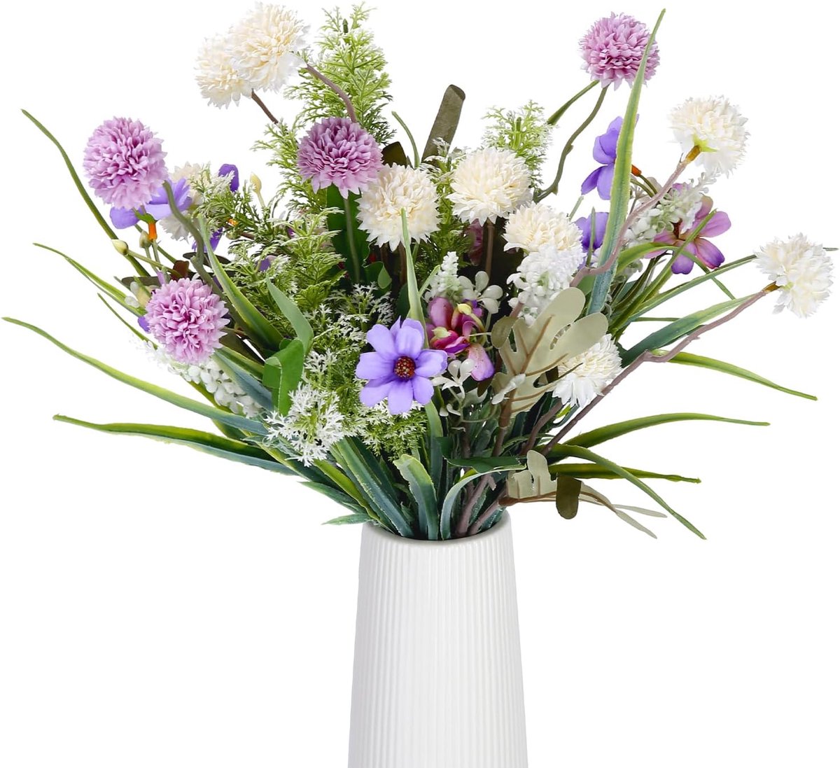 Kunstbloemen met steel - kunstboeket herfst - ideaal voor bruiloft - stijlvolle woondecoratie - SnelShoppen