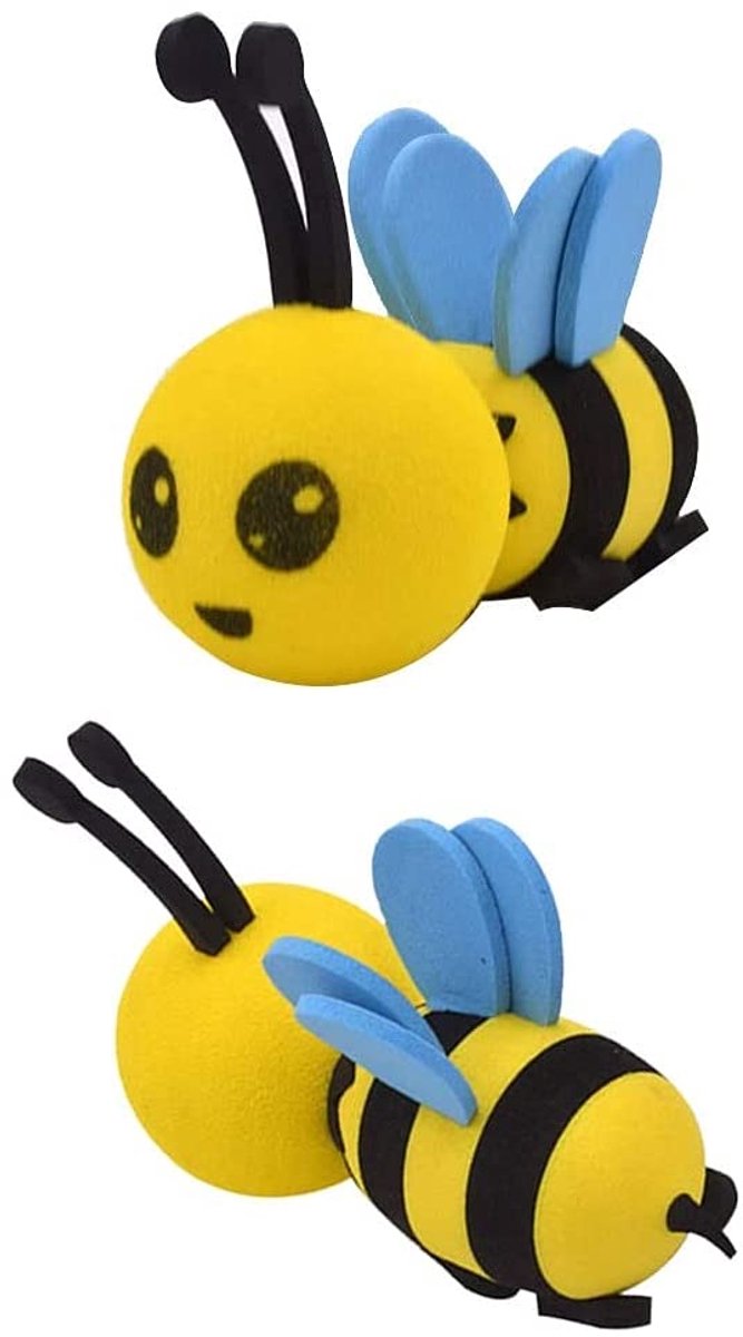 Antenna topper cartoon bijen - EVA foam - decoratief - geschikt voor alle auto-antennes - SnelShoppen
