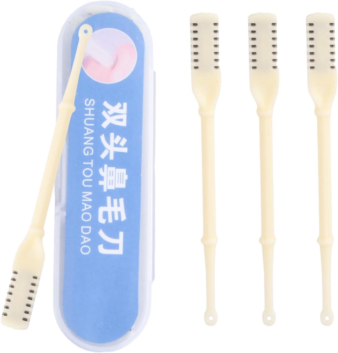 Neushaartrimmer handmatig - nauwkeurig en draagbaar - set van 4 stuks - voor mannen en vrouwen - SnelShoppen