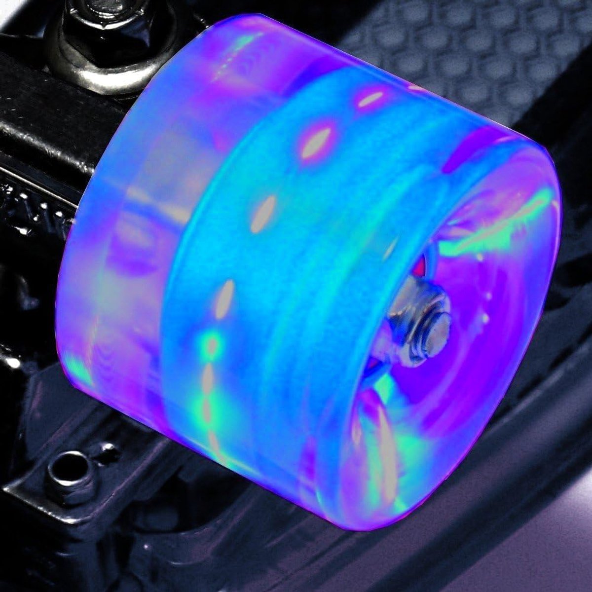 Miniboard/skateboard wielen 59x45mm - LED-verlichting - incl. MACH1 kogellagers - voor een soepele rit - ShopVlot
