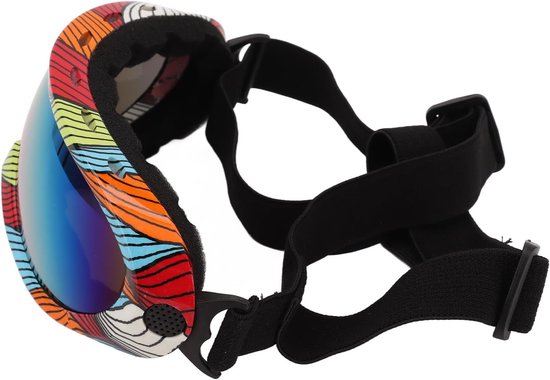 Honden Zonnebril - Hondenbril UV - Oogbescherming Hond - Zacht PVC Frame - 1 Paar - Gestreept Frame — afbeelding 5