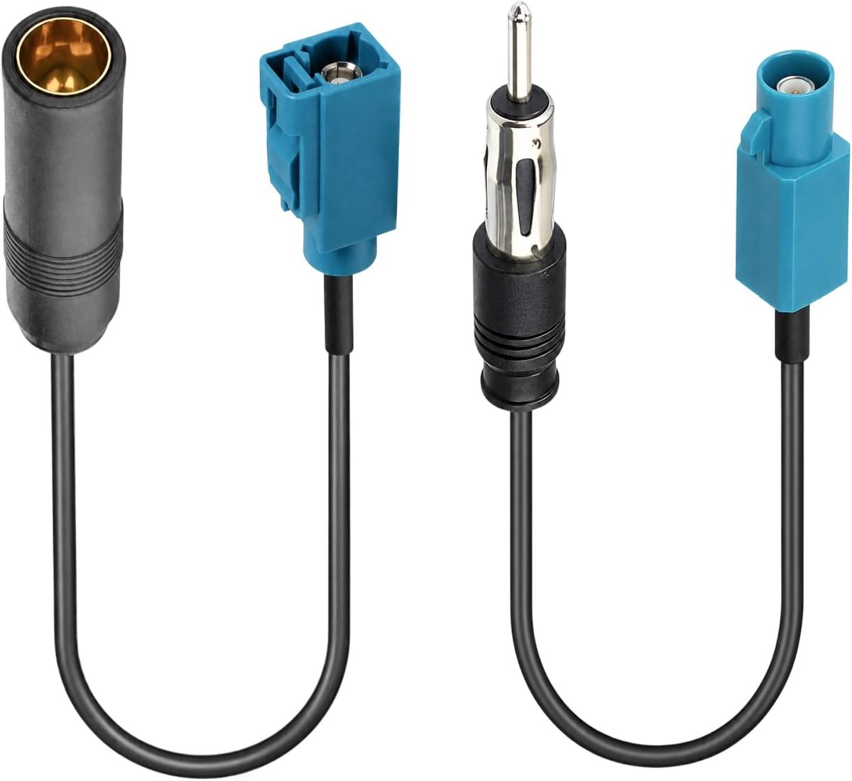 Universele autoradio antenneadapter - Fakra Z naar DIN - Voor DAB/AM/FM - Betrouwbare verbinding - ShopVlot
