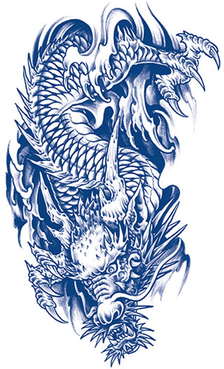 Tijdelijke tattoo Skyfall Dragon 2 weken