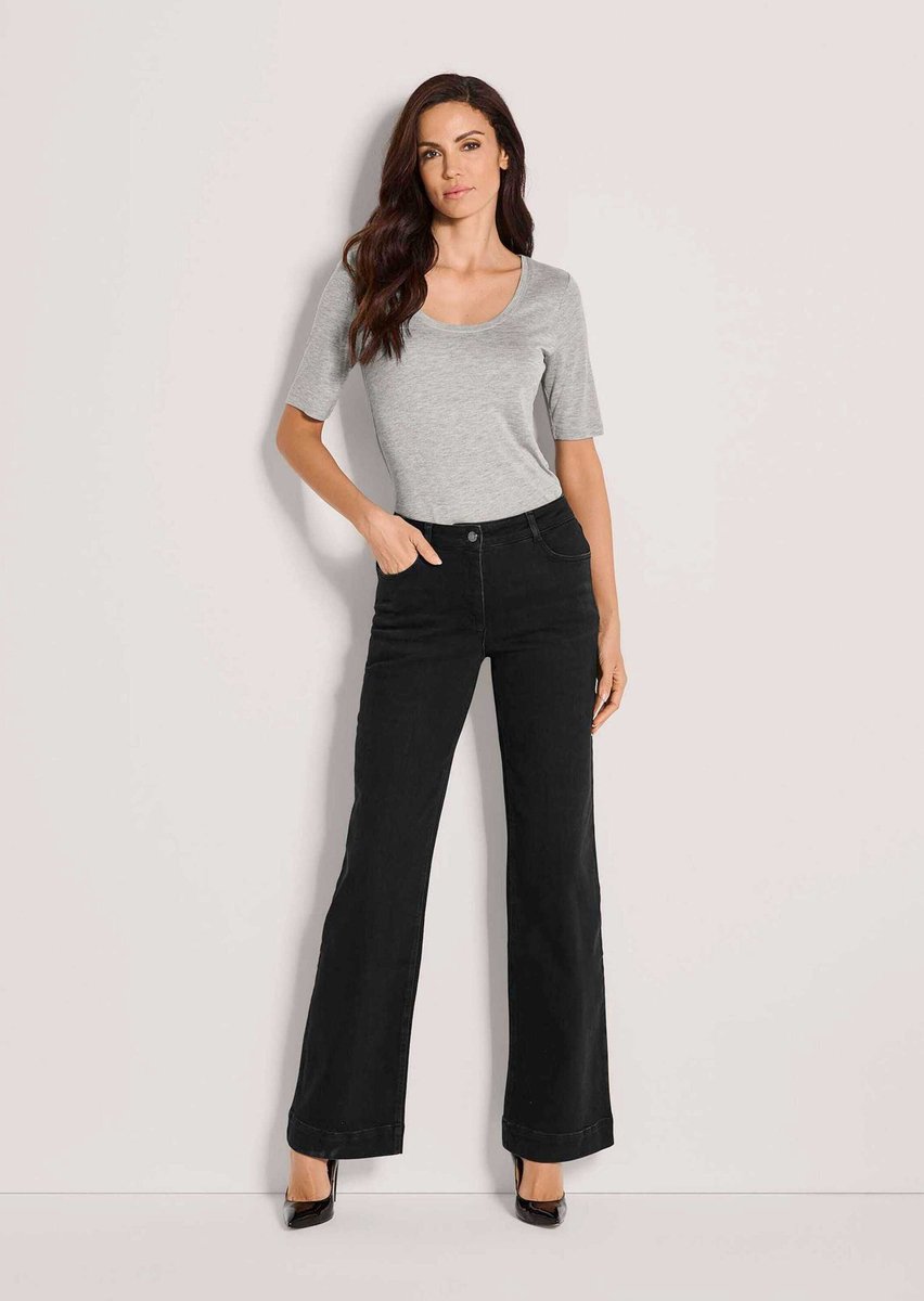 MADELEINE Broek Wide-leg-jeans van powerstretch