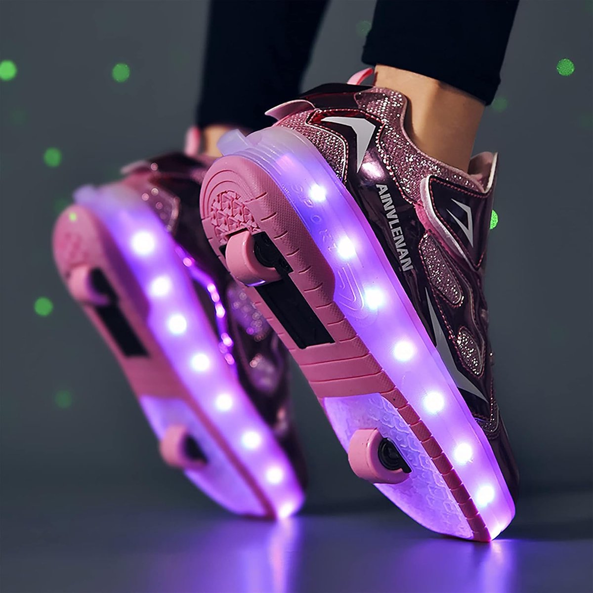 Roller Skates voor peuters - LED-strips - automatische intrekbare skate schoenen - leuk voor buiten spelen - ShopVlot