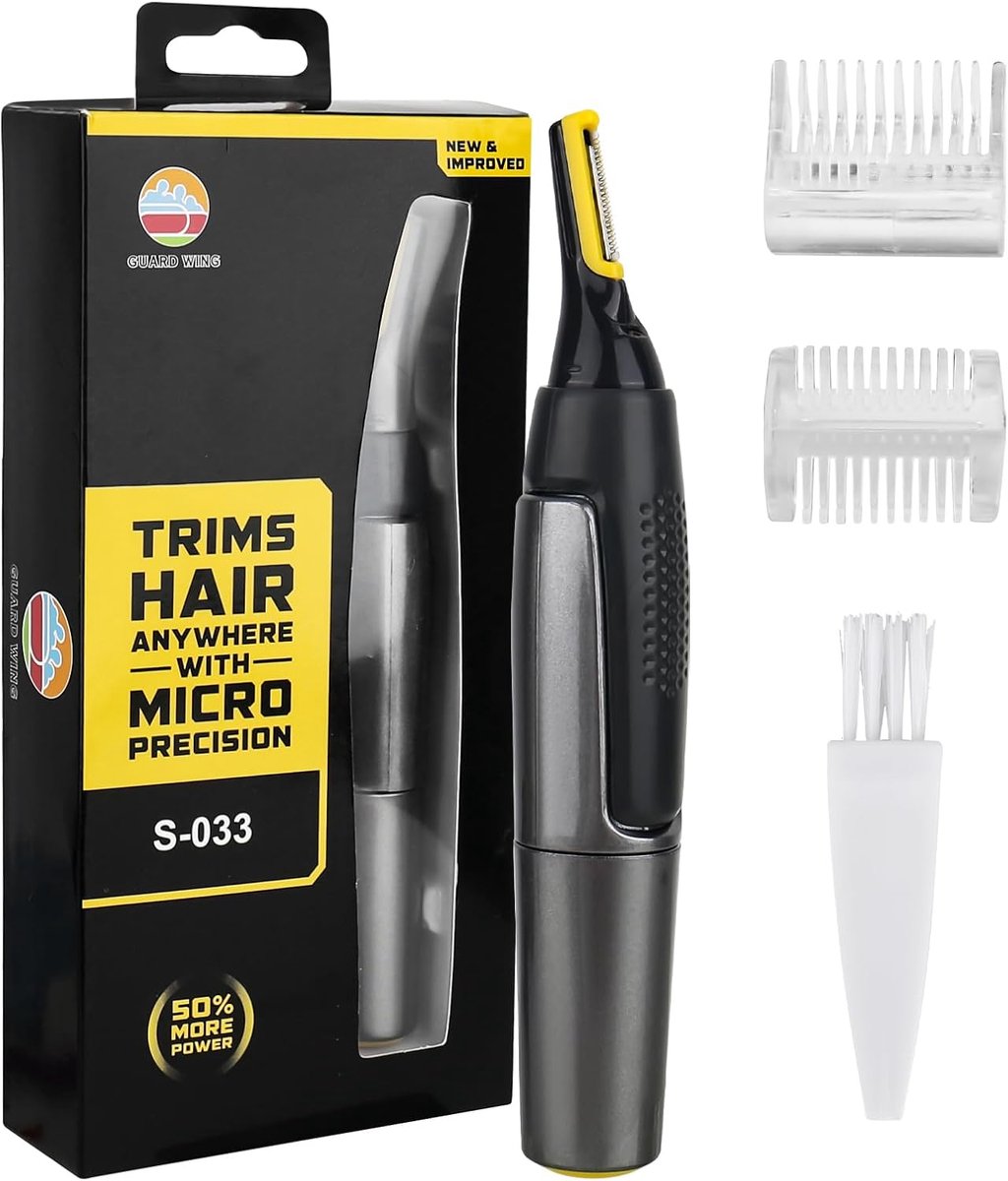 Oren en Neus Trimmer Set - Professionele Titanium Detail Trimmer - Voor Baard, Wenkbrauwen en Gezicht - ShopVlot