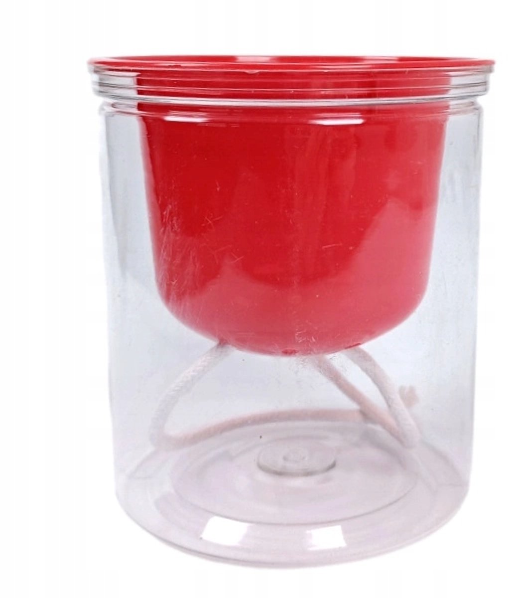 PEARL Rode Zelfwaterende Pot 8cm - Stijlvol en Praktisch